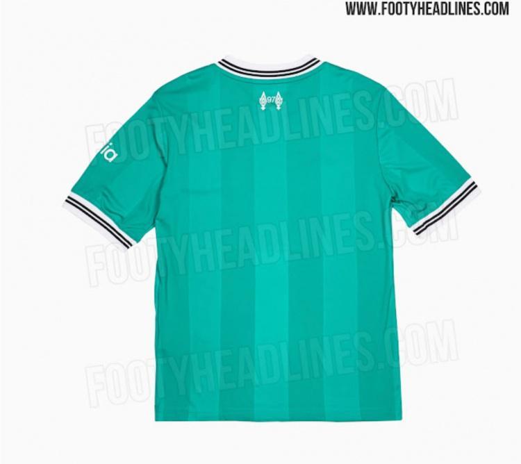 体育直播-利物浦25-26赛季第三球衣曝光:海绿色+现代化经典队徽