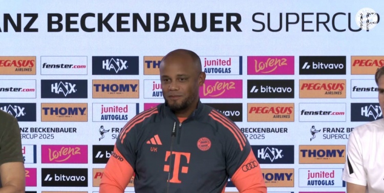 孔帕尼:年轻球员需要等待机会 还不知道缺少穆勒情况会如何