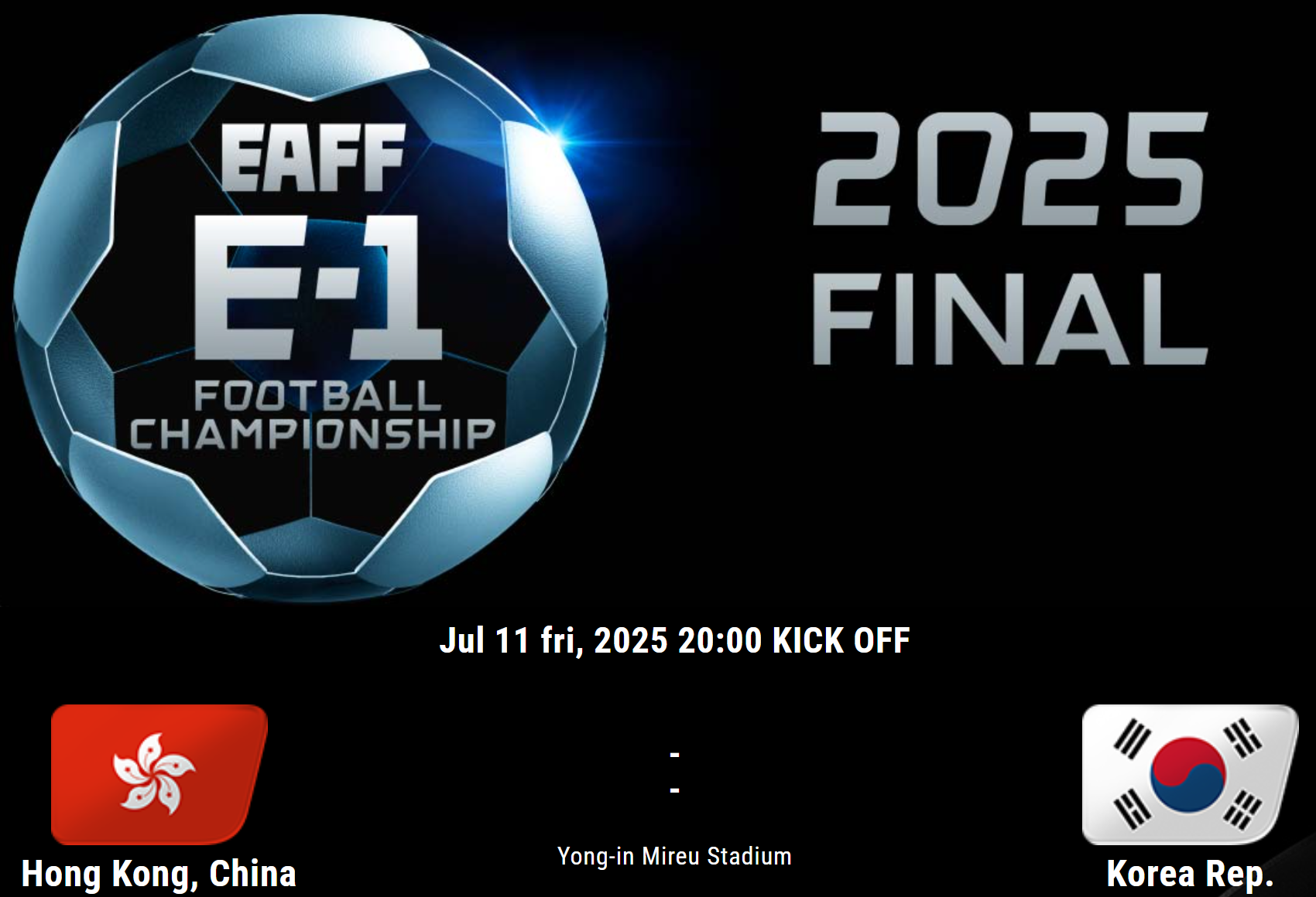 东亚杯前瞻:韩国六将期盼首秀,中国香港为避免最差纪录而战